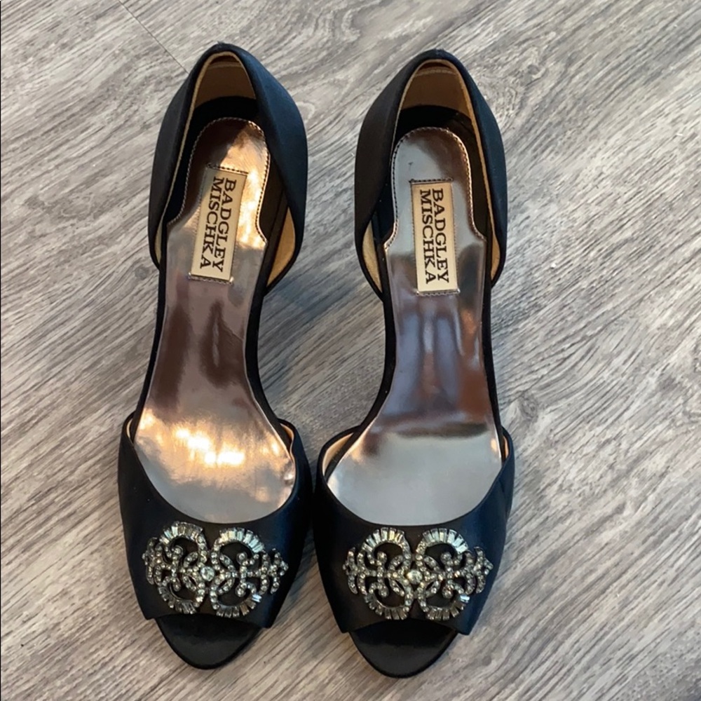 Badgley Mischka embellished heels